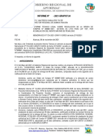 DRA - Informe Técnico Resolución de Contrato Directoral #048-2021 - SERVICIOS GENERALES JH E.I.R.L