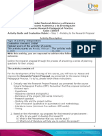 Activity Guide and Evaluation Rubric - Step 1 - Relating To The Research Proposal