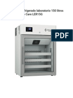 FIcha Tecnica Refrigerado Laboratorio 150 Litros INFRICO Lab Care LER15G