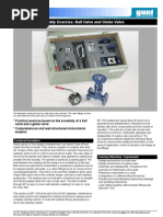 Assembly Exercise: Ball Valve and Globe Valve: Page 1/3 01/2007