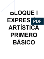 TEMAS DEL CURSO DE EXPRESIÓN ARTÍSTICA Bloque 1 de Los Tres Grados