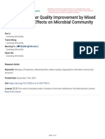 2021 - Xue Li Et Al - Aquaculture Water Quality Improvement by Mixed Bacillus and Its Effects On Microbial Community Structure (ResSquare)