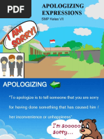 APOLOGIZING EXPRESSION Peer Teaching