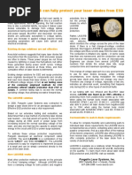 Why Only LASORB Can Fully Protect Your Laser Diodes From ESD