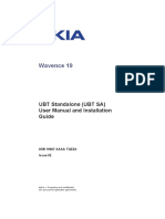 3DB19607AAAATQZZA02 - V1 - Wavence 19 UBT Standalone (UBT SA) User Manual and Installation Guide