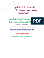 Top Cited Articles in Signal & Image Processing 2021-2022