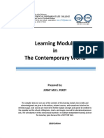 Final Draft Learning Module in The Contemporary World