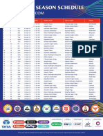 TATA IPL 2023 - Match Schedule