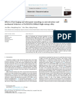 Effects of Hot-Forging and Subsequent