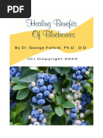 2023 - George Felfoldi - (Ebook - Herbal) - Healing Benefirs of BLUEBERRIES, 188 Pages