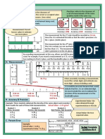 Measurement Unit Study Guide Review Cards