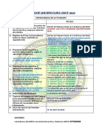 Cronograma de Actividades