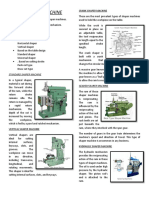 WTP Shaper Machine Assignment