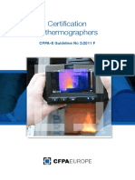 Certification of Thermographers