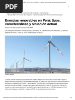 Lectura - Energías Renovables Del Perú