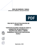 Proyecto de Actualización de Norma Dge PDF