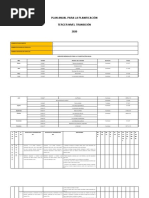 Plan Anual para La Planificación Transición