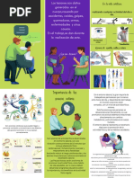 Folleto de Lesiones Más Comunes en El Trabajo o Vida Cotidiana, y La Importancia de Las Pausas Activas