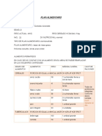 Plan Alimentario