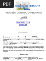 Modelo Contrato Permuta 2017 PP