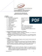 Derecho Municipal y Regional