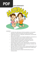 Atividades para Maternal 1