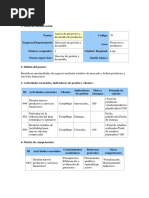 Asesor de Proyectos y Desarrollo de Productos