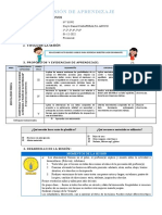 Sesion Aprendizaje 01 Diciembre 2022