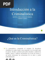 Introducción de La Criminalistica