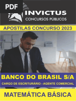 Concurso Banco Do Brasil 2023 - Apostila de Matemática Básica - InVICTUS