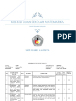 Matematika Kisi-Kisi Us 21