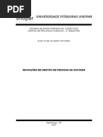 Gestão de RH 3º Semestre - Inovações em Gestão de Pessoas Na Success