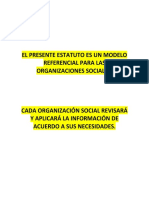 Como Realizar Un Modelo de Estatos para Una Fundacion