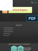 How To Prepare A Chemical Register