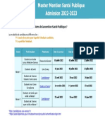 Dates Candidatures 2022-2023 0