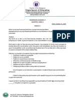 Department of Education: Homeroom Guidance V Quarter 1 Week 5