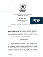 Sl3434-2022 - Culpa Patronal en Enfermedad Laboral - Indemnizacion de Perjuicios