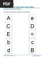 Uppercase Lowercase Letters B