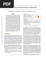 Multimodal Chain of Thought Reasoning in Language Models