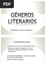 Géneros Literarios