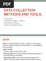 Data Collection Methods and Tools