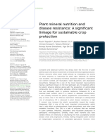 Plant Mineral Nutrition and Disease Resistance A Significant Linkage