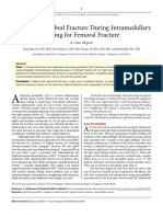 Iatrogenic Vertebral Fracture During Intramedullary Nailing For Femoral Fracture