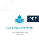 Plan de Comunicación 2018 Centro San Juan de Dios