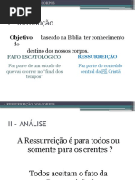 5 - A Ressurreição Dos Corpos