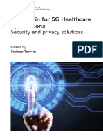 Blockchain For 5G Healthcare Applications Security and Privacy Solutions