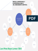 Poster Horizontal Mapa Conceptual Circular Azul y Naranja