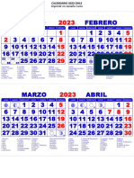 Calendario 2023 Bi-Mensual