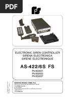 650 Series Remote Microphone-Controlled Siren Manual L 91471146