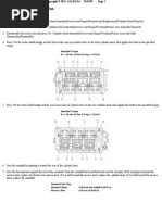 Odyssey 3,5L 2012 J35 Camshaft Testing and Inspection